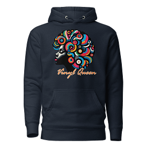 Vinyl Queen Stylized Hair | Unisex Hoodie
