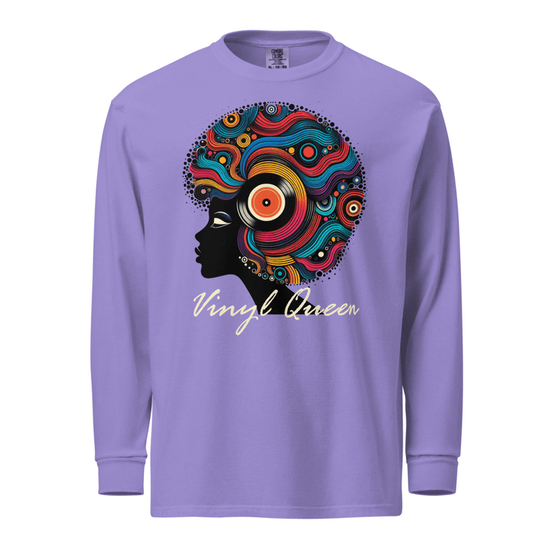 Vinyl Queen Record Hair Long-sleeve Shirt - Image 29