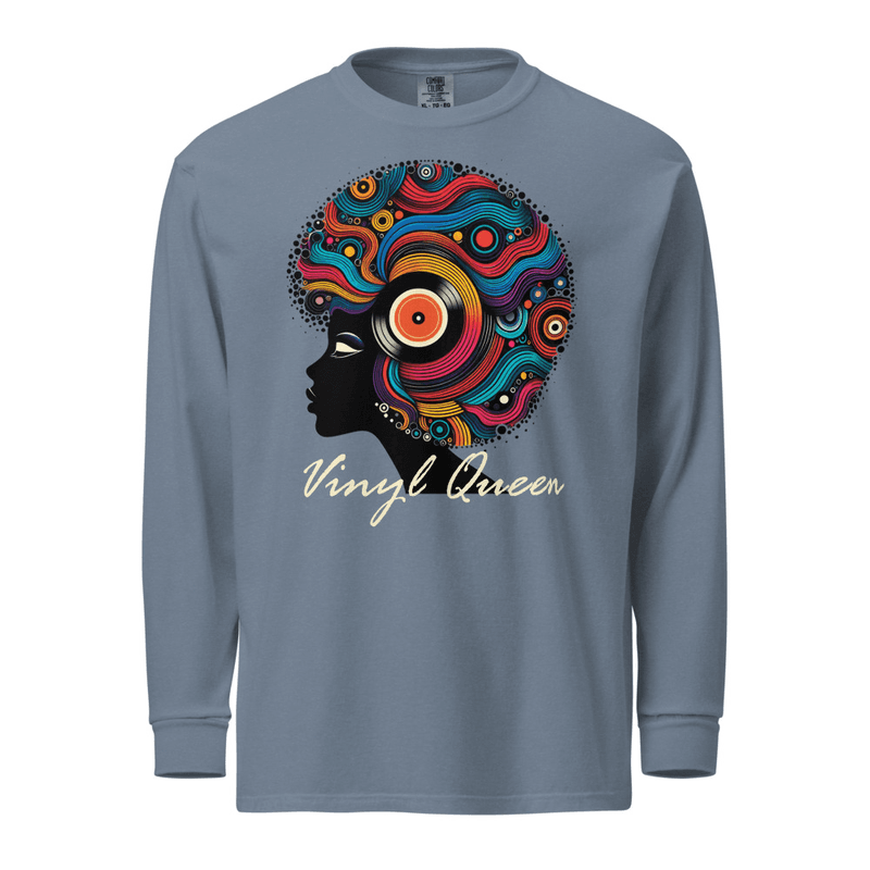 Vinyl Queen Record Hair Long-sleeve Shirt - Image 11