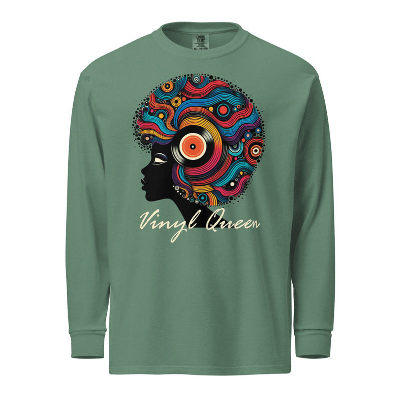 Vinyl Queen Record Hair Long-sleeve Shirt - Image 16