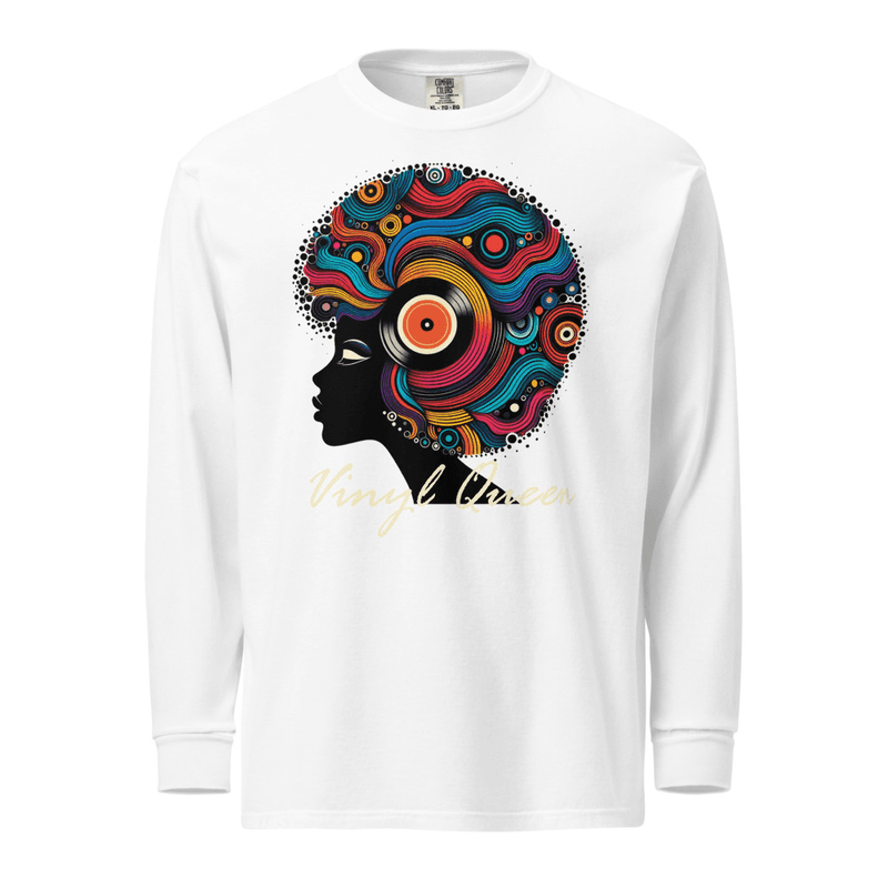 Vinyl Queen Record Hair Long-sleeve Shirt - Image 32
